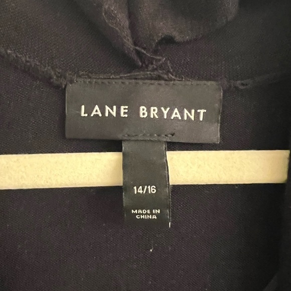 Lane Bryant Colorblock Striped Overpiece Cardigan Duster Sweater - size 14/16 - Picture 6 of 10